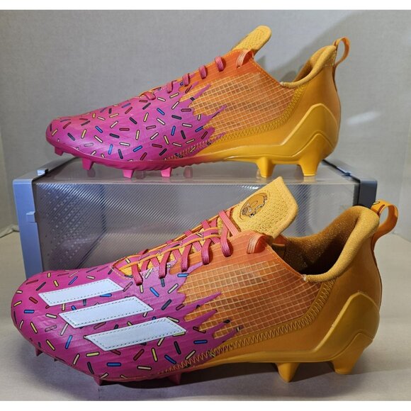 Adidas Men's Adizero 12.0 Simpsons Donut Football Cleats Size 13 - Picture 1 of 16